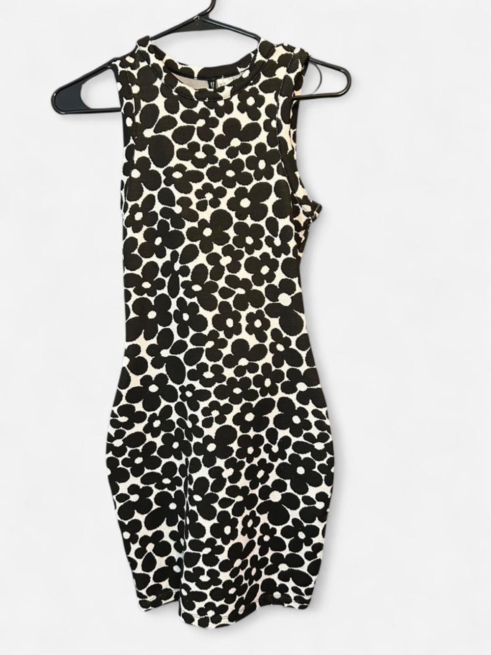 Bodycon retro floral dress